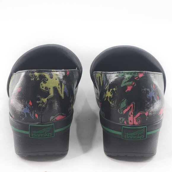 DANSKO Frog Print Vegan Clogs Comfort Shoes - Picture 5 of 9